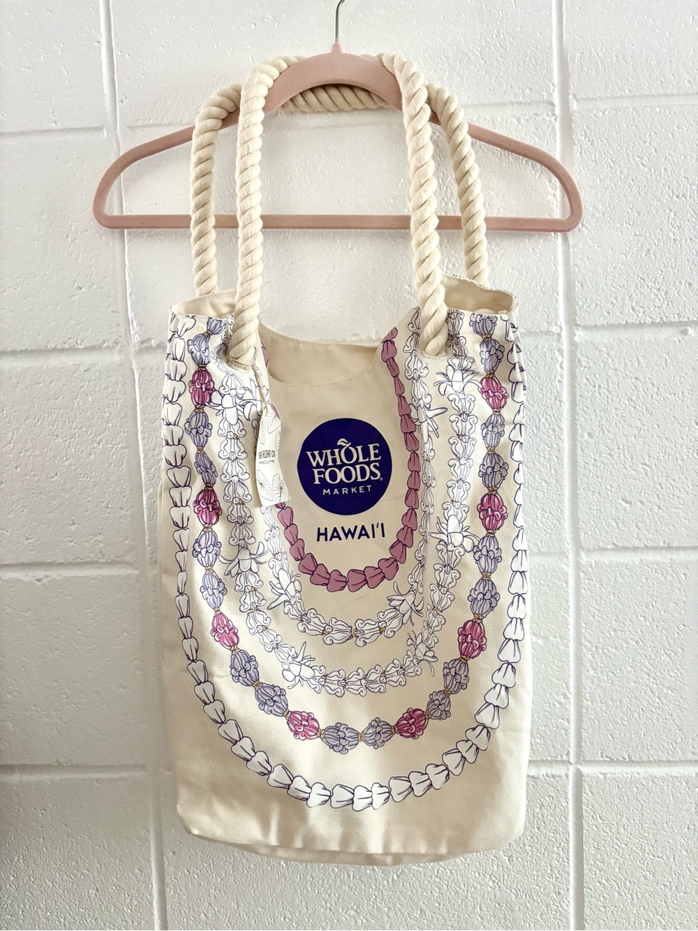 Whole Foods Market Aloha Canvas Tote Bag by Tag Hawaii